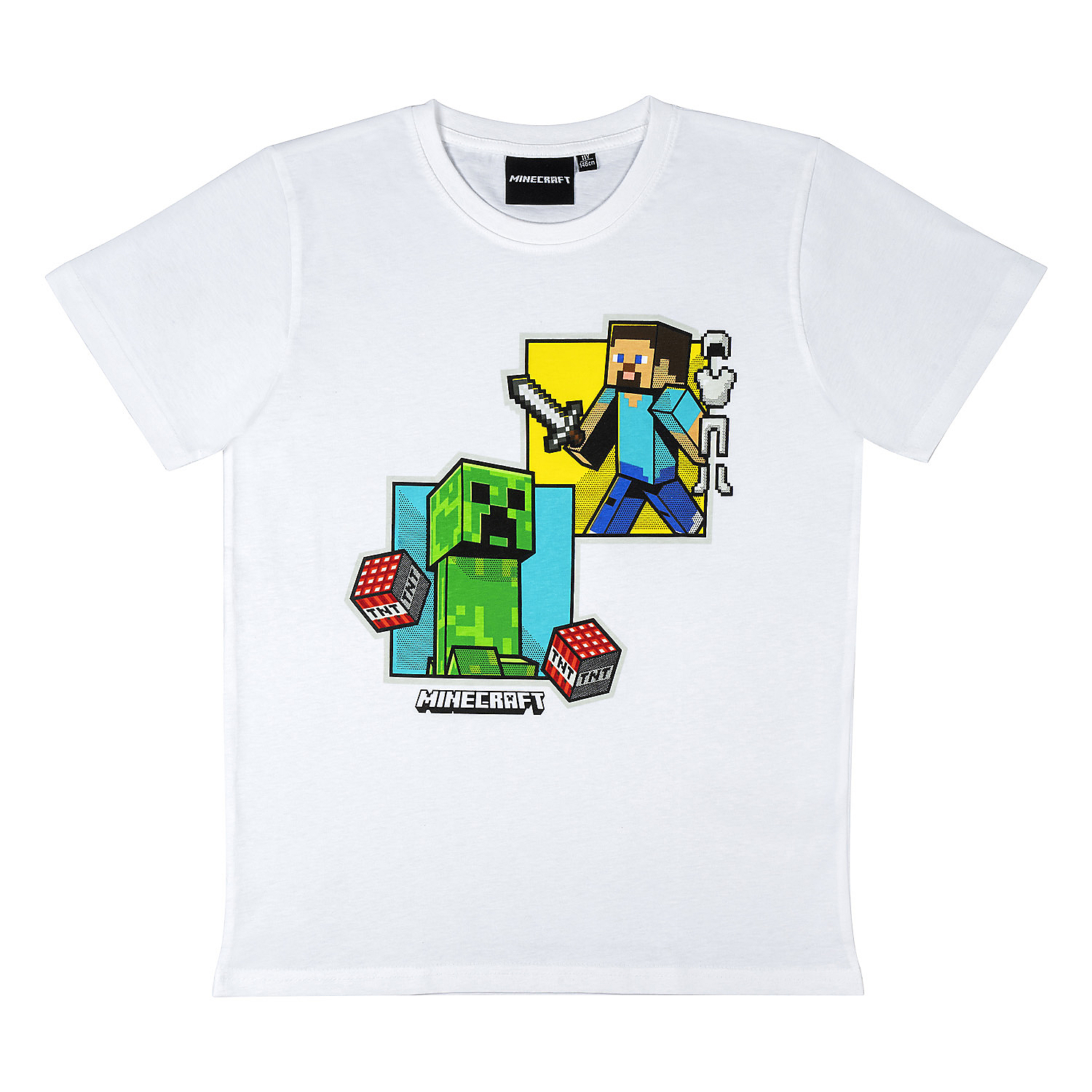Koszulka Minecraft, t-shirt, 146cm, wzór Creeper 2