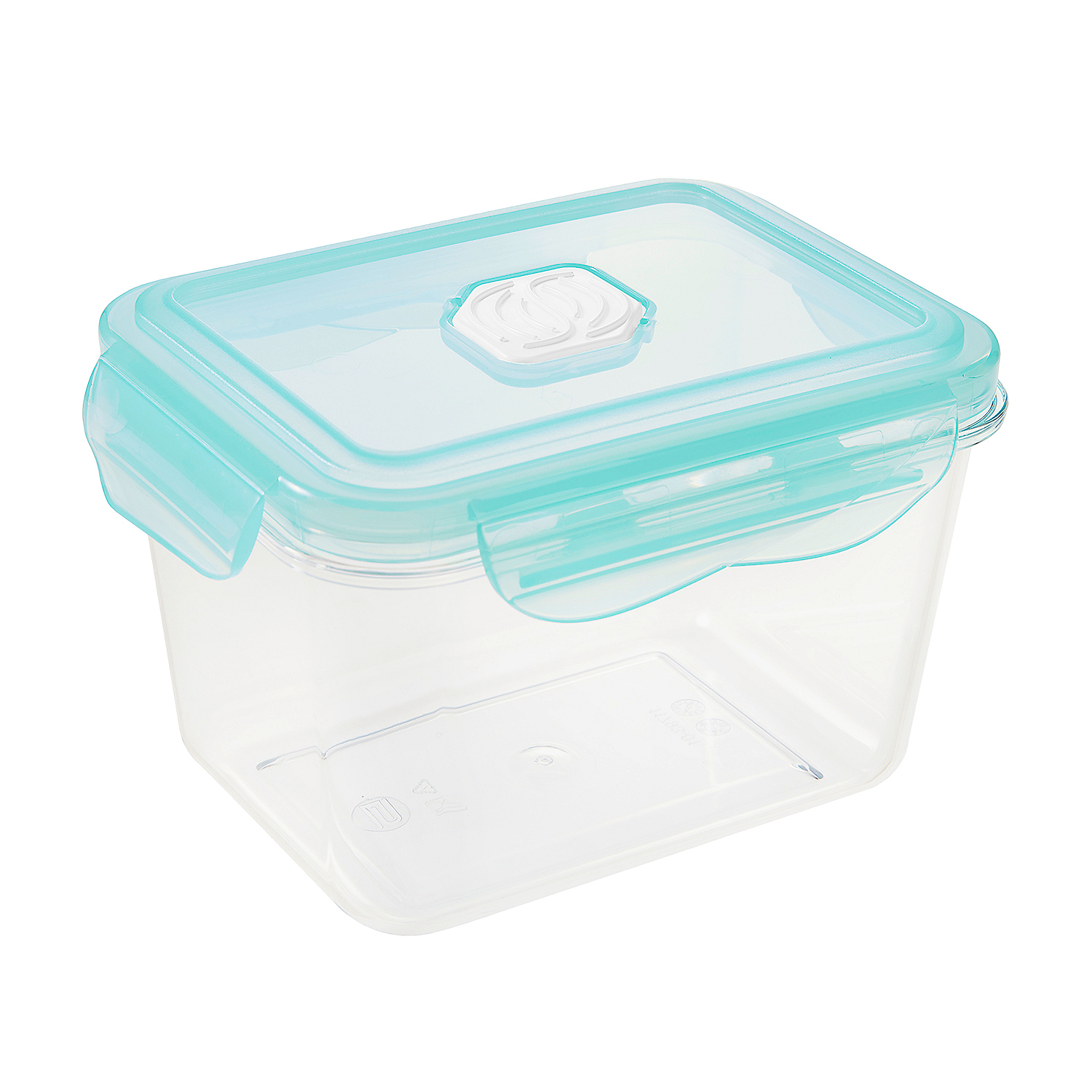 Pojemnik na żywność z klipsem ,PP/tritan, 0,7L, seledynowy