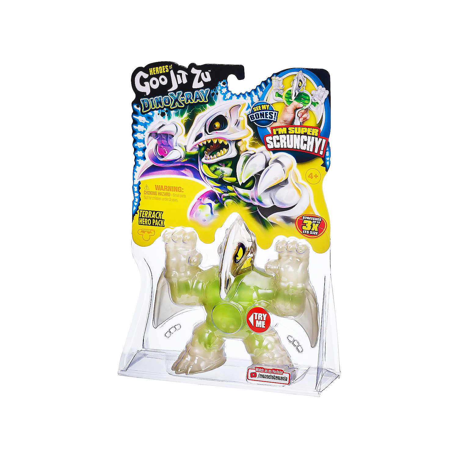 Figurka Dino X-Ray Terrack, rozciągliwy dinozaur