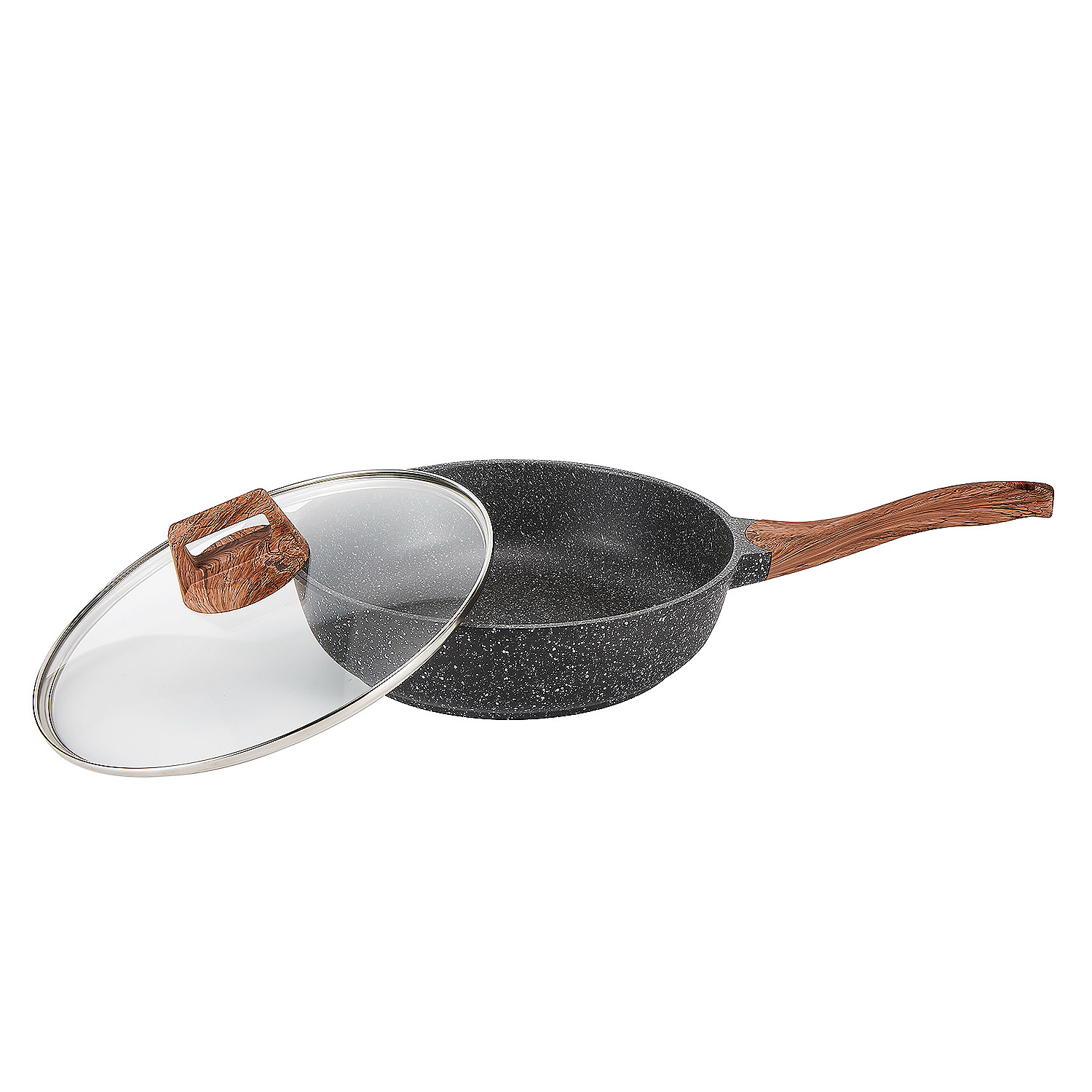 Patelnia głęboka STEIN, 28 cm, z pokrywką