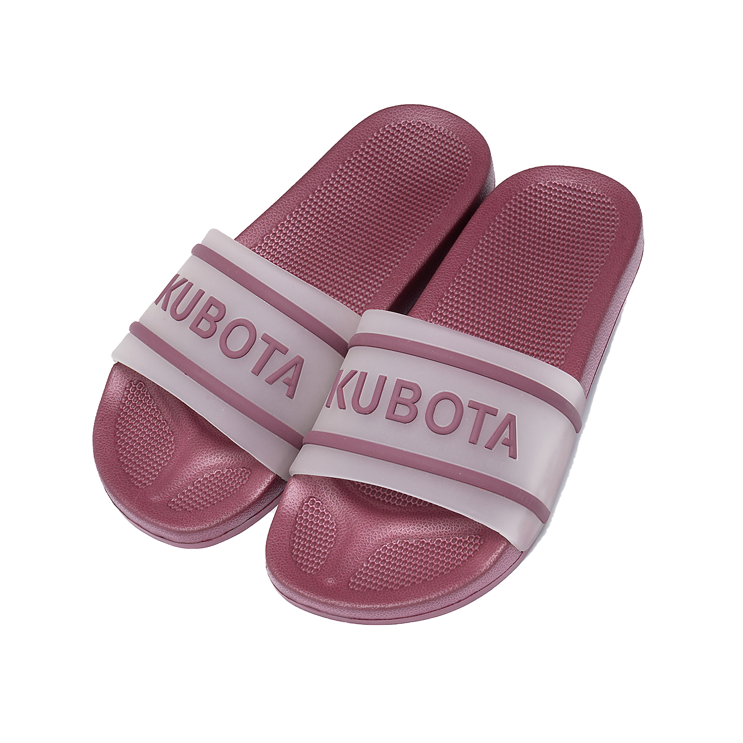 Klapki basenowe Gel, rozmiar 45, bordowe, żelowe