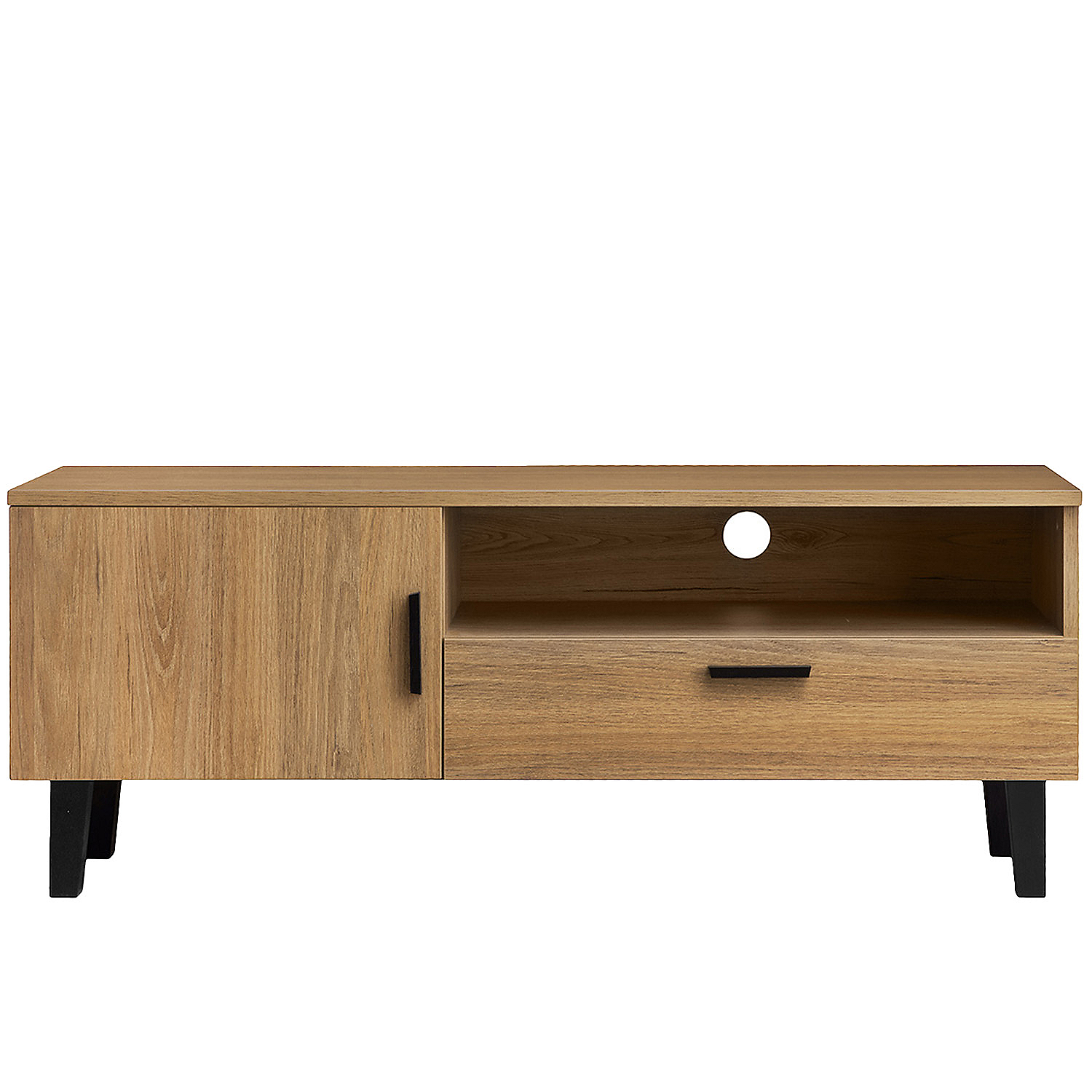 Szafka RTV pod telewizor Frisk, dąb naturalny