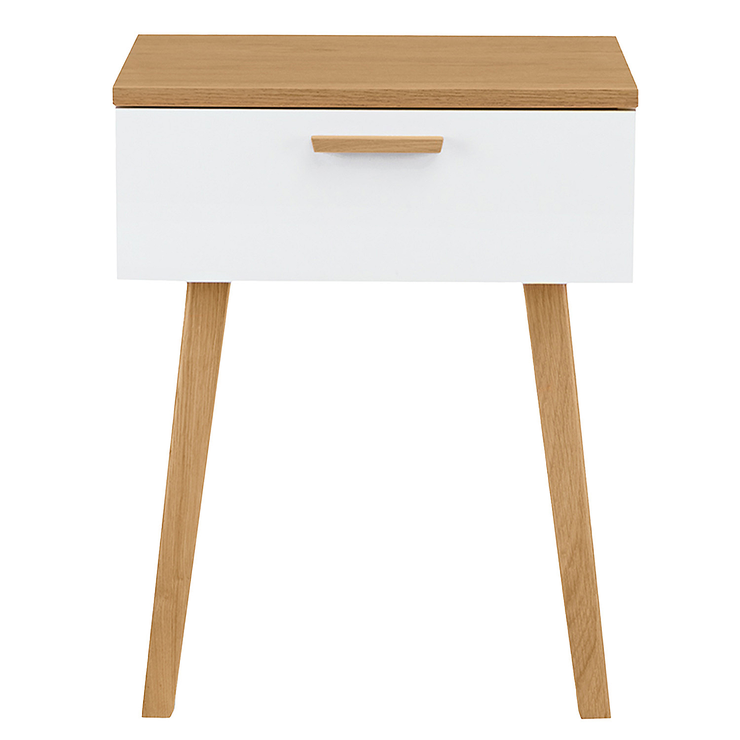 Stolik nocny Frisk 60 cm, biały