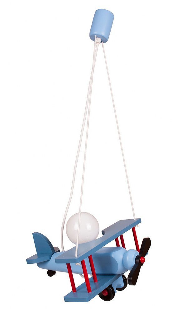 Hellux Samolot mały - lampa wisząca niebiesko-Czarny 104.10.27