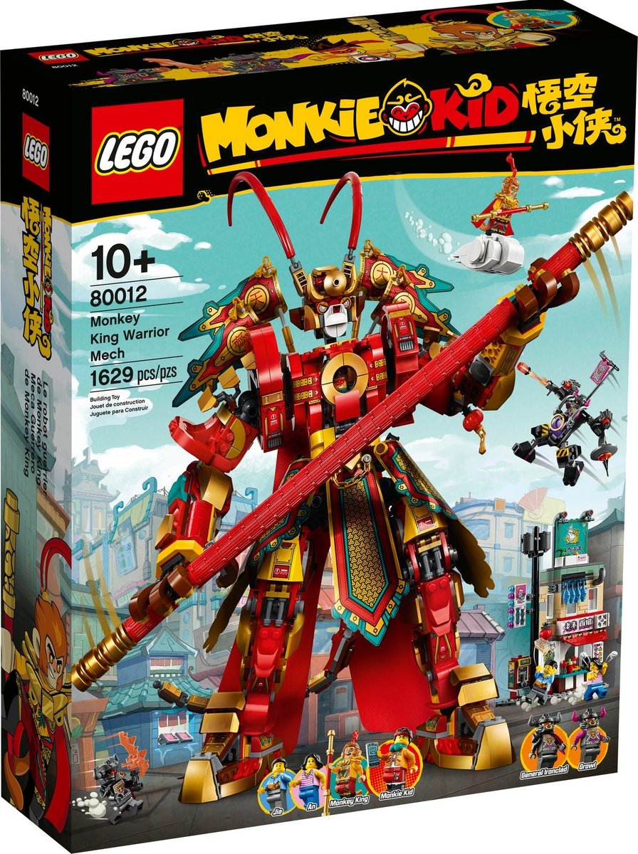 LEGO Monkie Kid Bojowy Mech Monkie Kida 80012