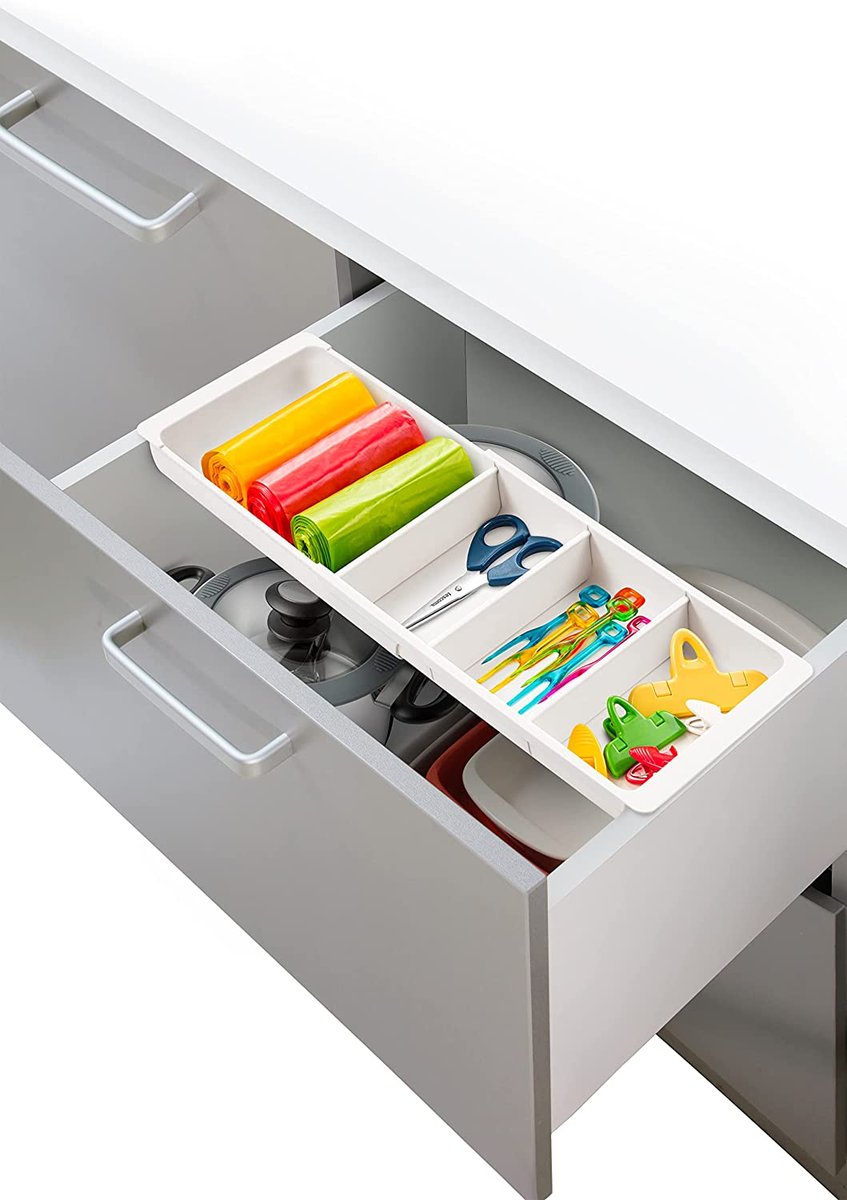 TESCOMA - Regulowany organizer do szuflady - FlexiSPACE - 34-56 cm