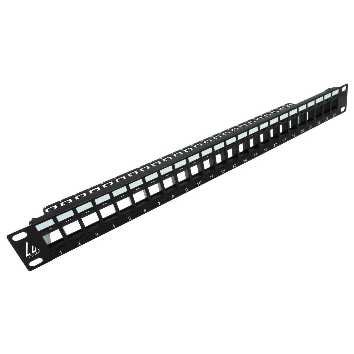 24-Port Utp Cat6 Patch Panel 1U Do Szafy Rack 19