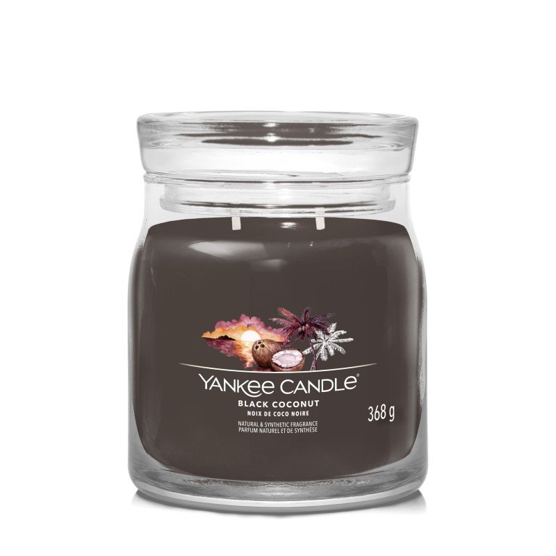Yankee Candle Signature Średni Black Coconut