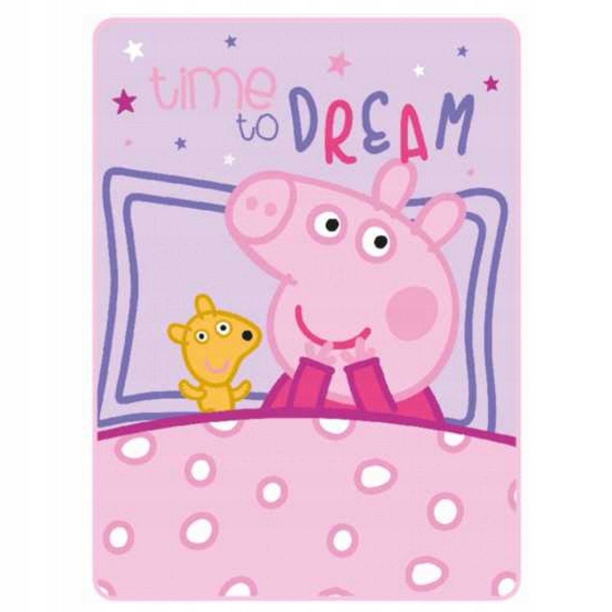 Koc Świnka Pepa Peppa Pig 100Cm X140Cm