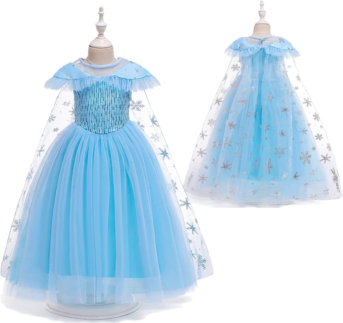 Strój Frozen 2 Sukienka Elsa Kraina Lodu 130