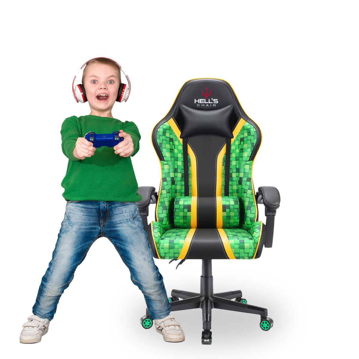 Fotel gamingowy Hell's Chair  HC- 1005 Cube KIDS