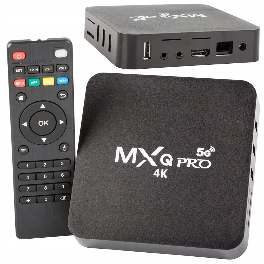 Фото - Медіаплеєр Android TV Box Odtwarzacz multimedialny smart tv box android 4k 