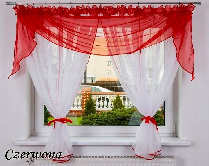 Firana Gotowa KOLONIA 400x150 WOAL Firanka Woda