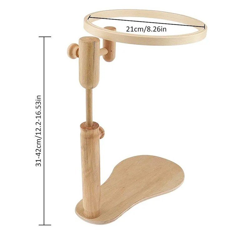 Haft krzyżykowy - Stojak z tamborkiem 21 cm