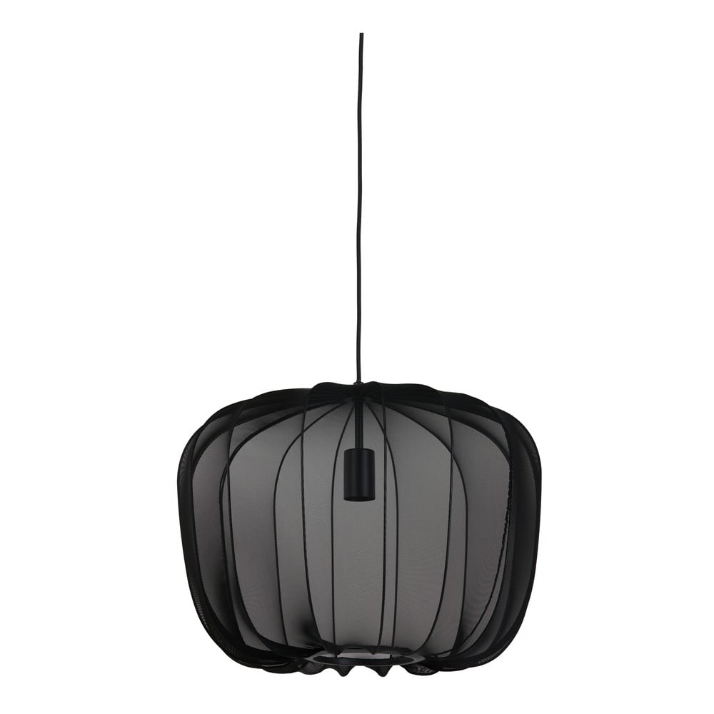 Czarna lampa sufitowa ø 50 cm Plumeria – Light & Living