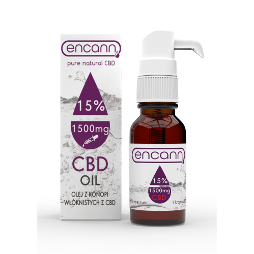 Olejek CBD 15% - 1500mg 10ml Encann