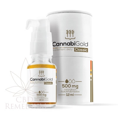 Olej CannabiGold CBD 5% 500mg 12ml