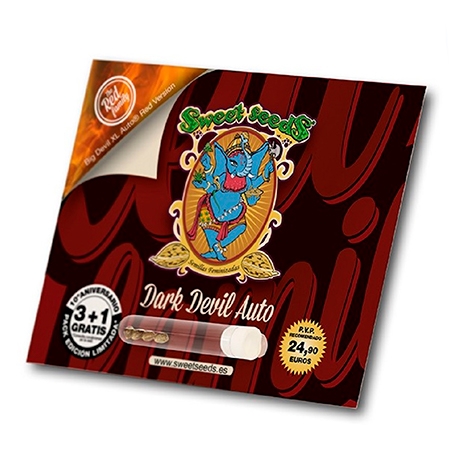 Nasiona konopi CBD Sweet Seeds - Dark Devil Auto (fem.) 4 szt.