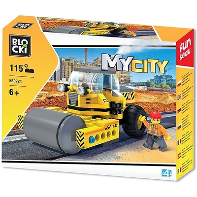 ICOM Blocki MyCity Klocki Pojazdy Budowlane Walec 115el. KB0224