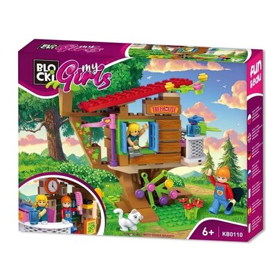 Klocki Blocki Mygirls 155 Elementy Domek Na Drzewie Kb0110