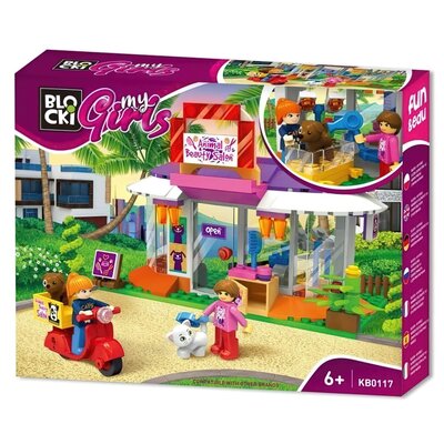 Klocki Blocki Mygirls Spa Dla Zwierzaków 161 Elementy Kb0117
