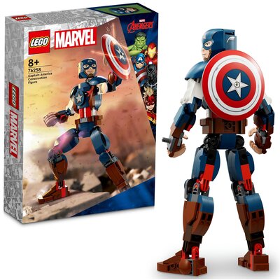 Lego MARVEL Figurka Kapitana Ameryki do zbudowania 76258