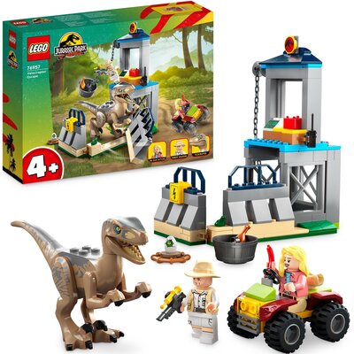 Lego Jurrasic World Ucieczka welociraptora 76957