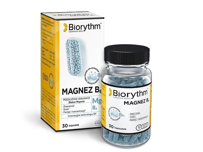 Biorythm Magnez B6 30 Kapsułek