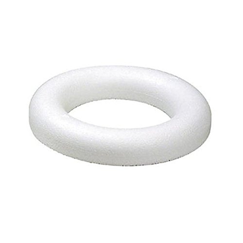 KnorrPrandell 6759459 - półpierścionek ze styropianu 25 cm, opakowanie z 2 półpierścieniami