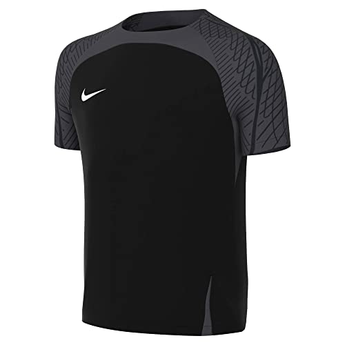 Nike Krótki rękaw Soccer Top Y Nk Df Strk23 Top Ss, czarny/antracyt/biały, DR2287-010, L