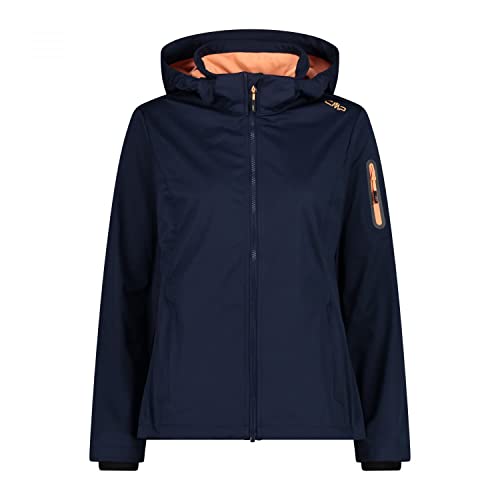 CMP Damska kurtka z kapturem Softshell z odpinanym kapturem - 39a5016 damska lekka kurtka Softshell z odpinanym kapturem