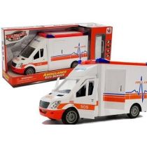 Ambulans na baterie z noszami Leantoys