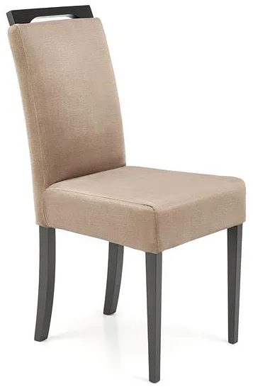 Beżowe klasyczne krzesło drewniane E6-S69