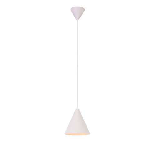 Biała metalowa lampa wisząca - 19X V014 M9-F21
