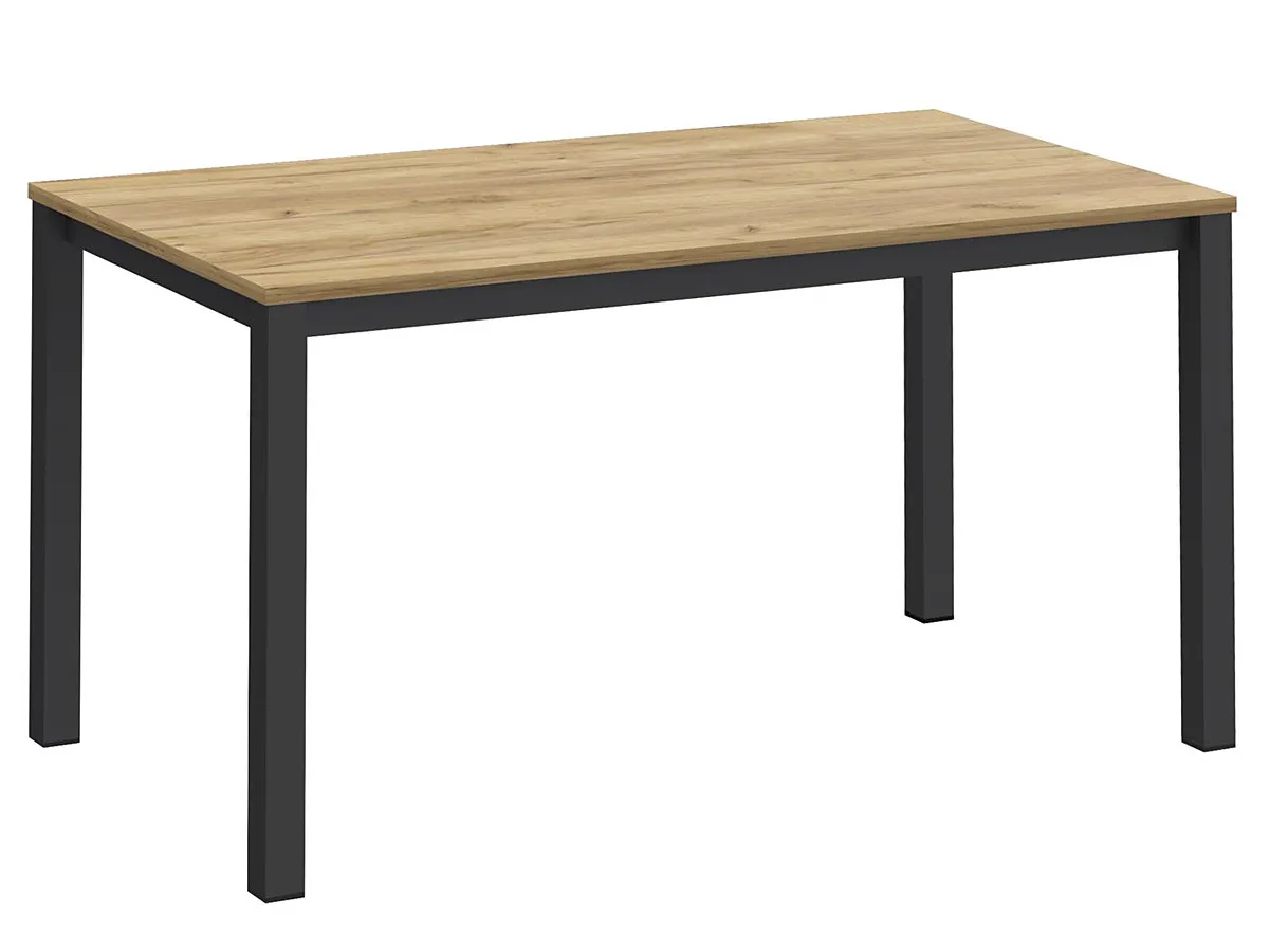 Elior Długie biurko do pracy dąb craft D6-D14