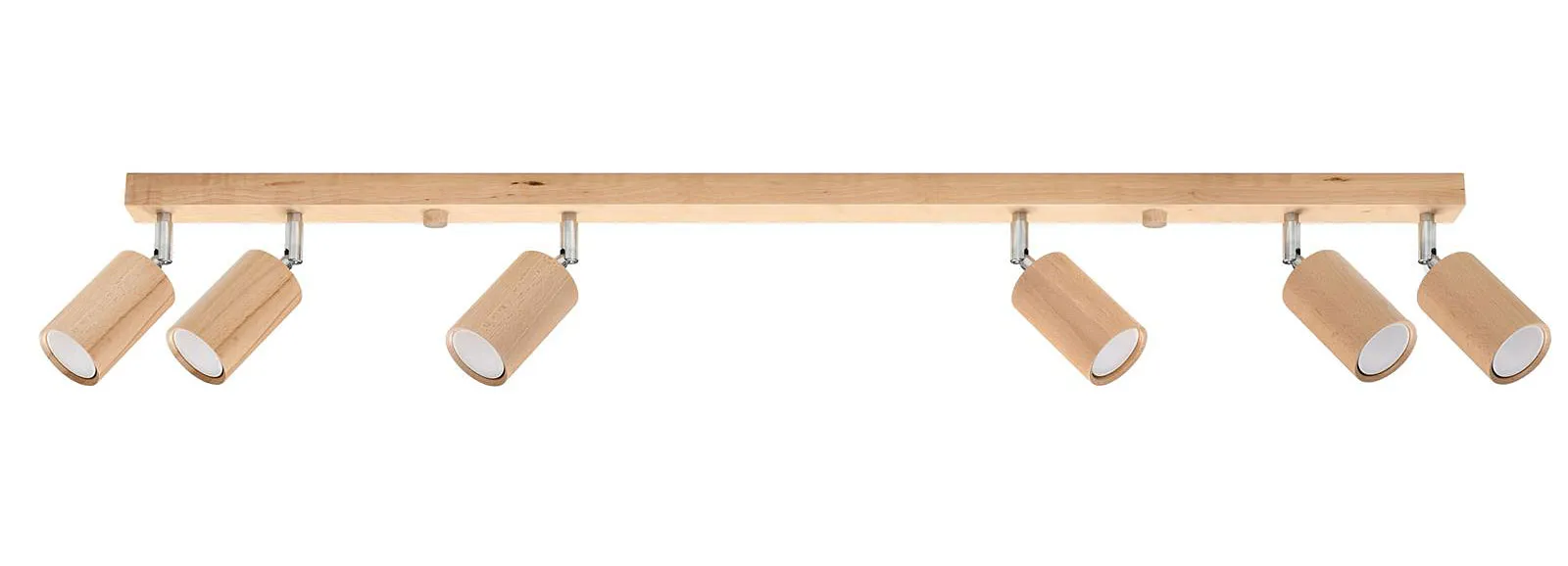 Skandynawski drewniany plafon punktowy - A184 W6-R27