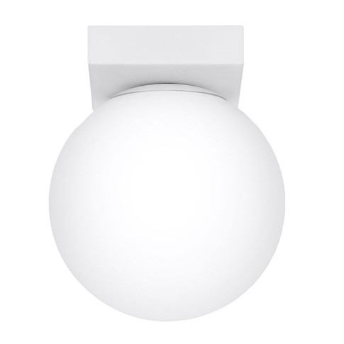 Biała mała lampa sufitowa kula - 4Q A163 Eroa