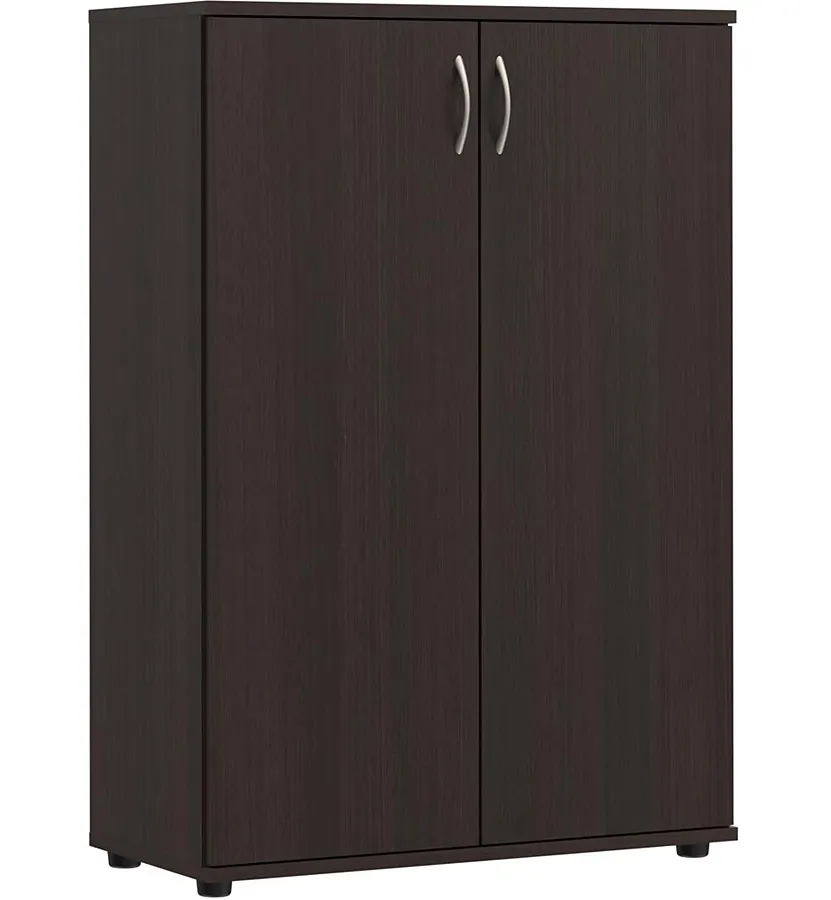 Klasyczna komoda biurowa z drzwiczkami wenge N7-C71