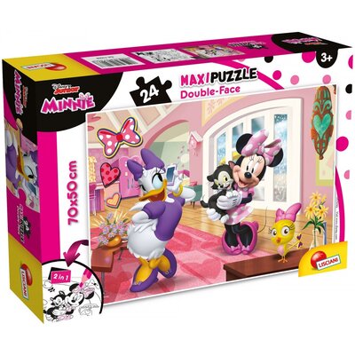 Lisciani Puzzle dwustronne Supermaxi 24 Myszka Minnie -