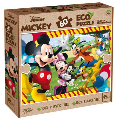 Puzzle dwustronne eko 60 el Myszka Miki Nowa