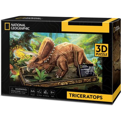 PUZZLE 3D TRICERATOPS NATIONAL GEOGRAPHIC