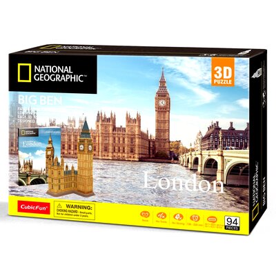 Cubicfun Puzzle 3D Big Ben National Geographic -