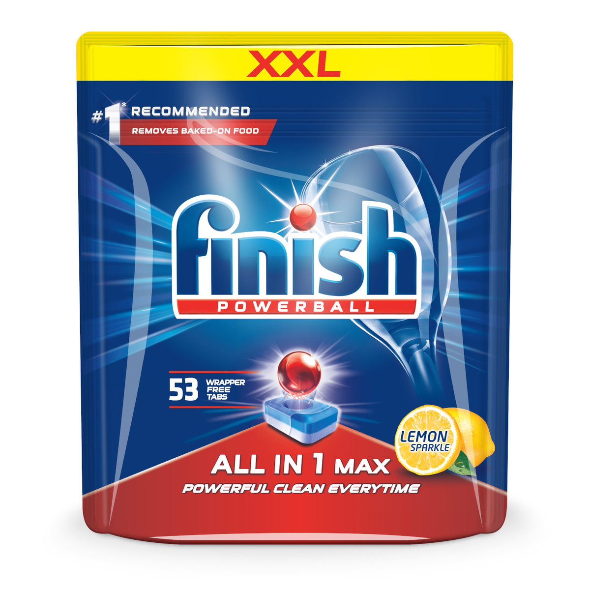 FINISH Tabletki All-in-1 Max 53 cytrynowe