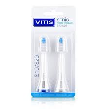 Dentaid VITIS Sonic MEDIUM - końcówki do szczoteczki sonicznej VITIS, średniej twardości - 2szt.