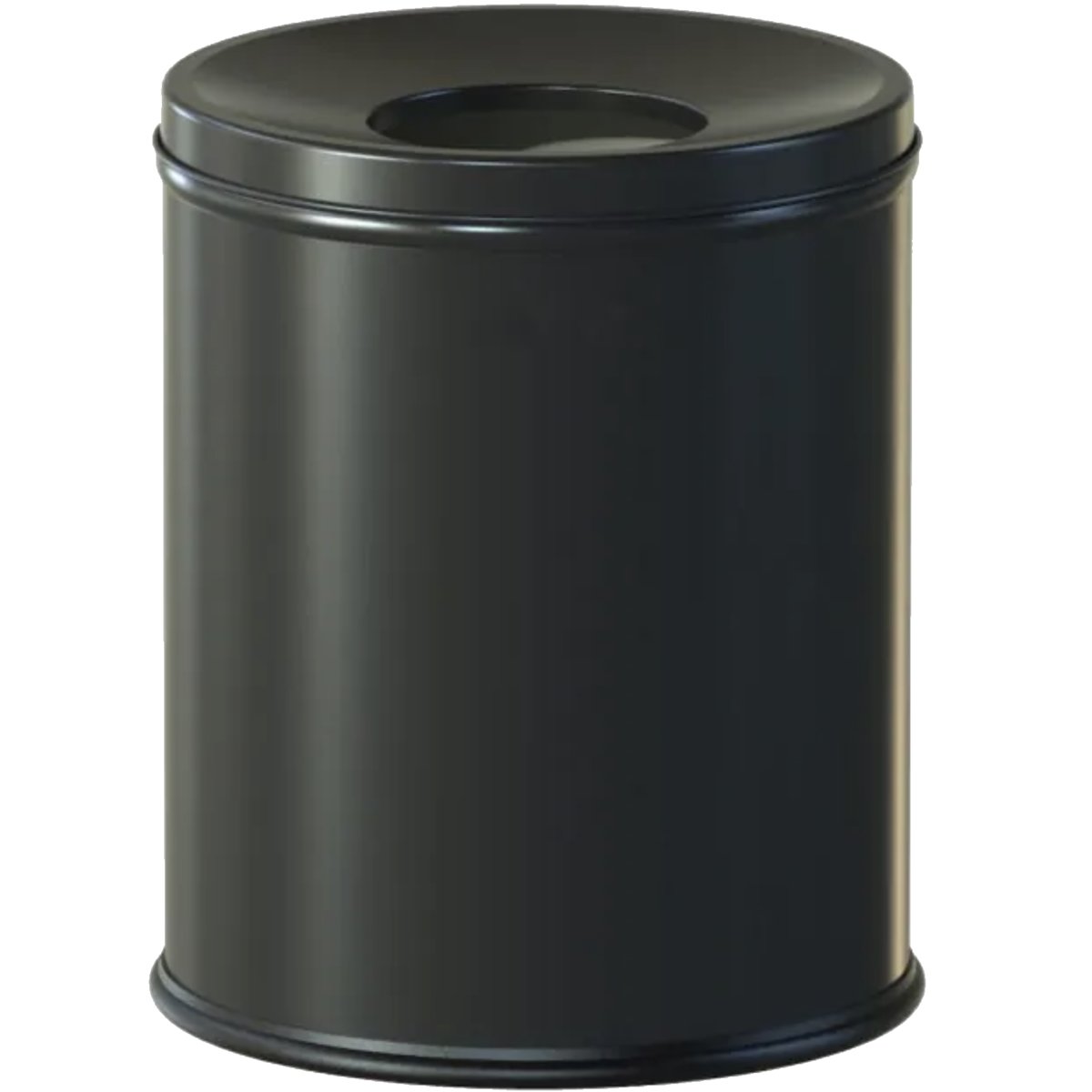 Pojemnik na odpadki łazienkowy kosz na śmieci czarny 7l STELLA 20.103-BB