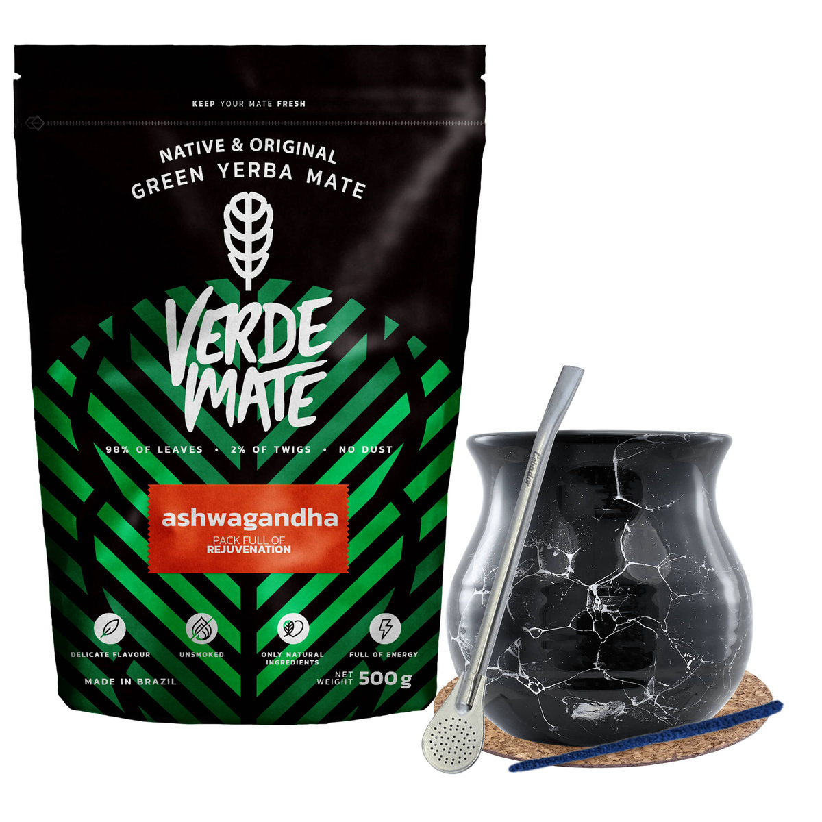 Kompletny zestaw do Yerba Mate, matero, bombilla