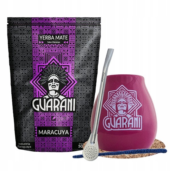 Zestaw Startowy do Yerba Mate Marakuja Tykwa 500g