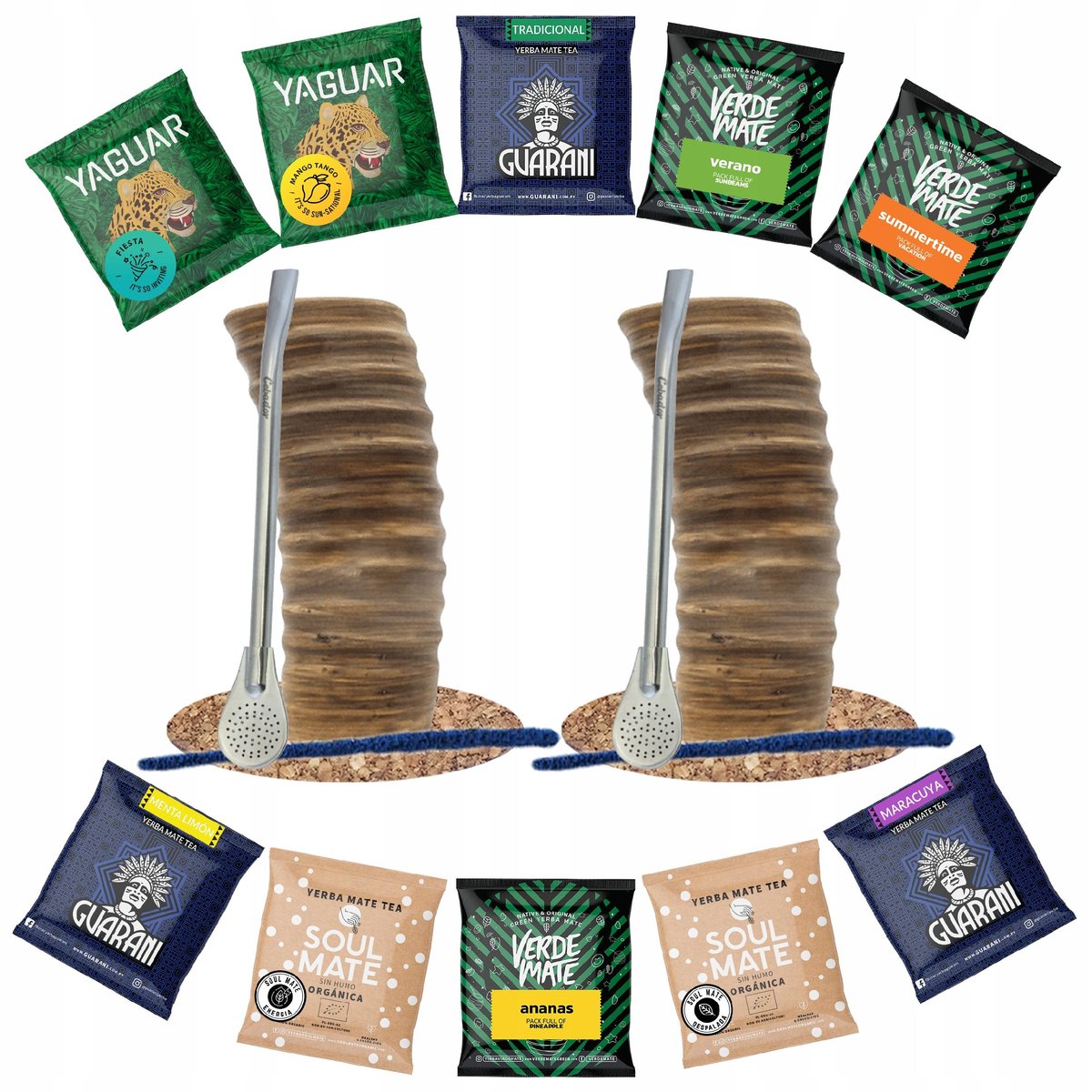 Zestaw Yerba Mate dla Dwojga 10x 50g 500g Matero