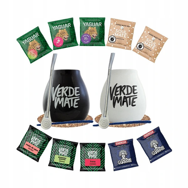 Zestaw Yerba Mate Yaguar 10x50g dla dwojga extra