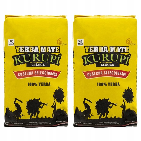 Yerba Mate Kurupi Clasica 2x 500g Klasyczna 1kg
